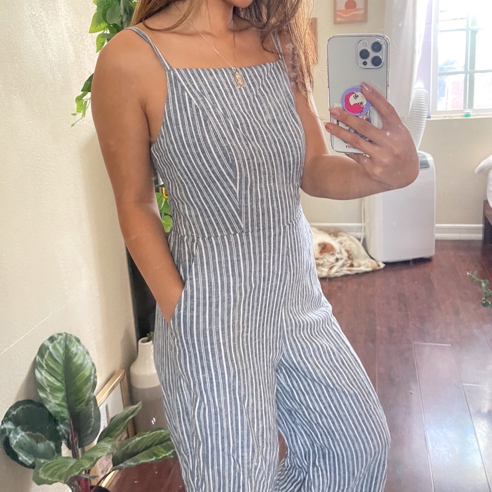 Strip jumpsuit